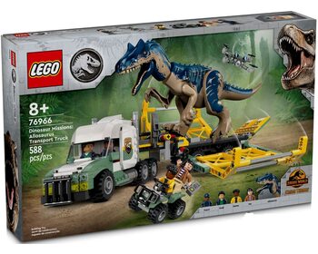 Транспортна вантажівка з Алозавром