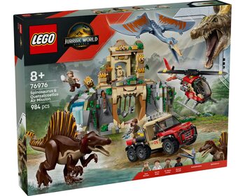 Політ на гелікоптері: спинозавр і кетцалькоатль