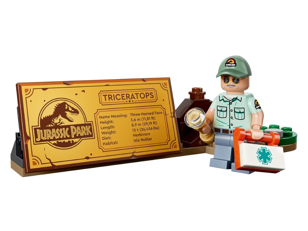 LEGO Jurassic World 77985 Окаменелости динозавра: трицератопс