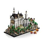 Купити Лего 21063 Замок Нойшванштайн, Архітектура.