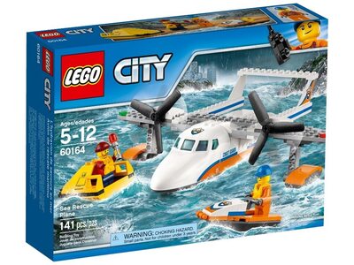Купити Лего Сіті 60164 Берегова охорона: Літак рятувальників, LEGO City.
