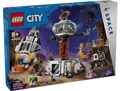 Купить Лего 60434 Космическая база и стартовая площадка для ракет, Сити.