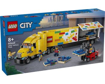 Жовта вантажівка доставки