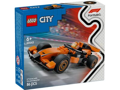 Купити Лего 60442 Пілот F1 McLaren Сіті. Купити Лего 60442 Пілот F1 McLaren Сіті.