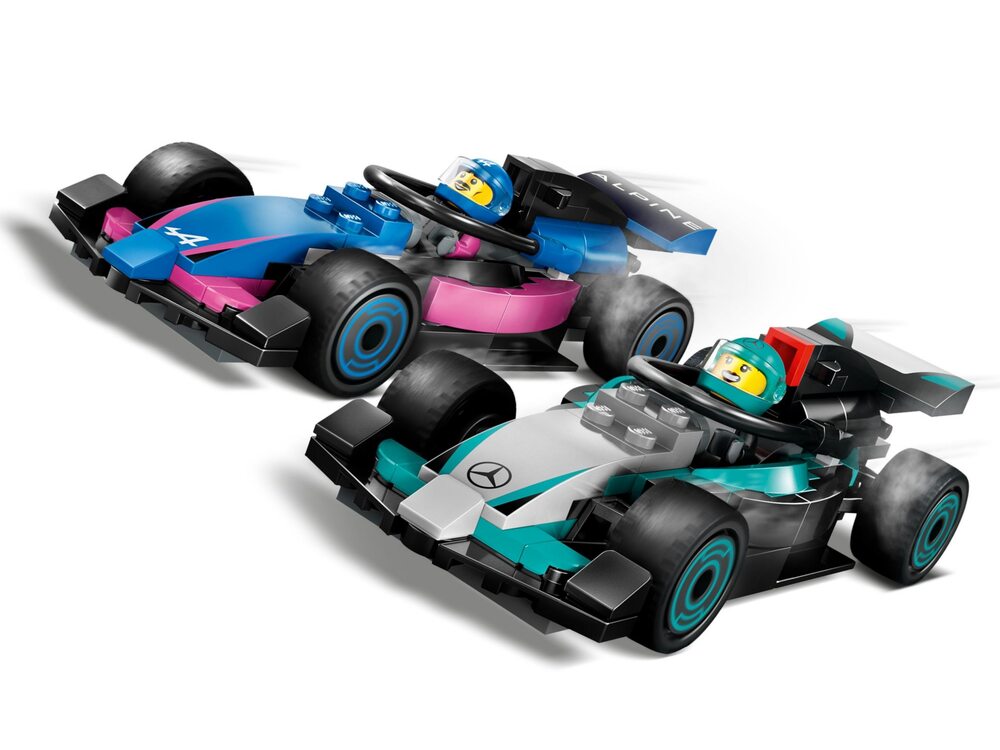 LEGO City 60444 Гараж F1 и автомобили Mercedes-AMG и Alpine