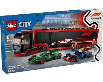 Грузовик F1 с RB20 и AMR24