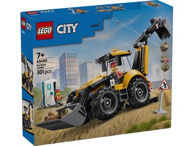 Купить Лего 60480 Желтый экскаватор-погрузчик, Сити. Купить Лего 60480 Желтый экскаватор-погрузчик, Сити.
