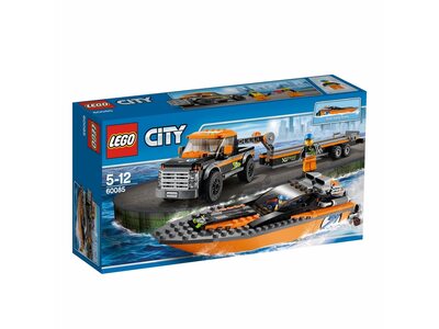 Купити Лего 60085 4x4 з моторним човном LEGO City.