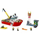 Купити Лего 60109 Конструктор Пожежний катер LEGO City.