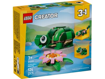 Купити Лего 31377 Черепаха з квіткою латаття, Креатор.