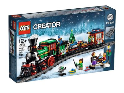 Купить Лего 10254 Зимний праздничный поезд, LEGO Creator.