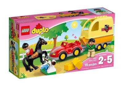 Купити Лего 10807 Трейлер для конячок, DUPLO.