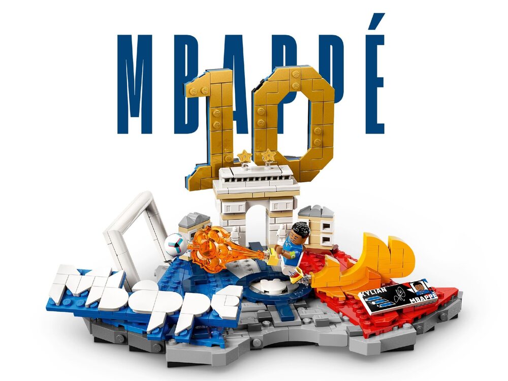 LEGO Editions 43013 Футбольные хайлайты: Килиан Мбаппе | playzone
