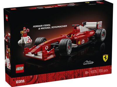 Купити Лего 11375 Ferrari F2004 та Міхаель Шумахер, Айконс.