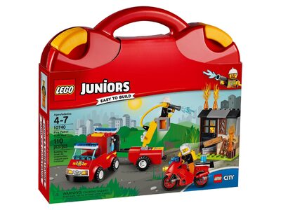 Купити Лего 10740 Валіза Пожежна команда серії Juniors.