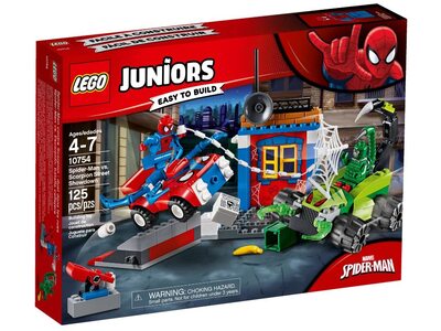 Купить Лего 10754 Человек-паук против Скорпиона, LEGO Juniors. Купить Лего 10754 Человек-паук против Скорпиона, LEGO Juniors.