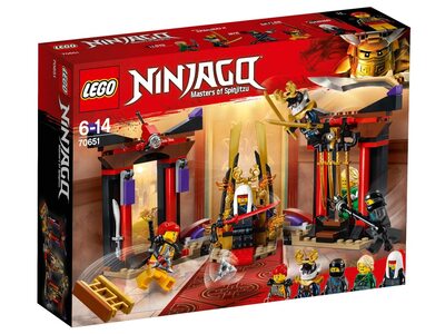 Купити Лего 70651 Вирішальний бій в тронному залі, Ninjago.