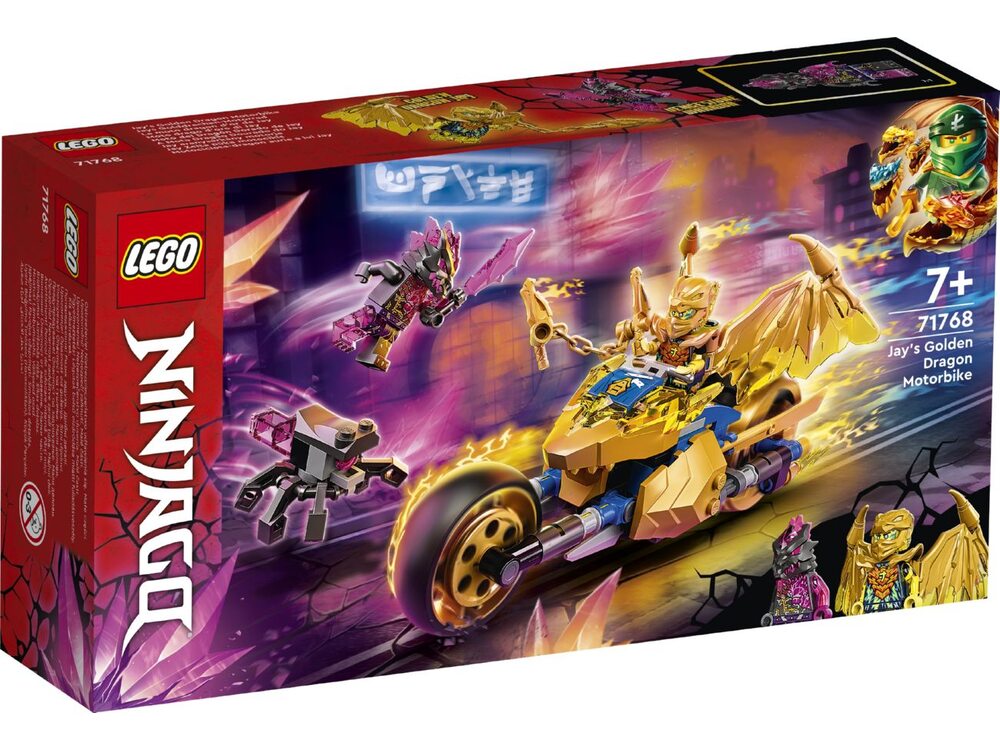 LEGO NINJAGO 71768 Мотоцикл Джея Золотой дракон | playzone.com.ua