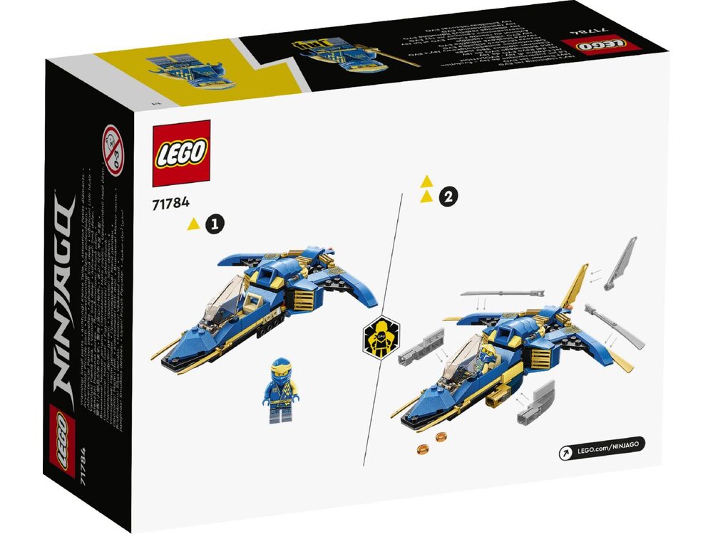 LEGO NINJAGO 71784 Реактивний літак Джея EVO | playzone.com.ua
