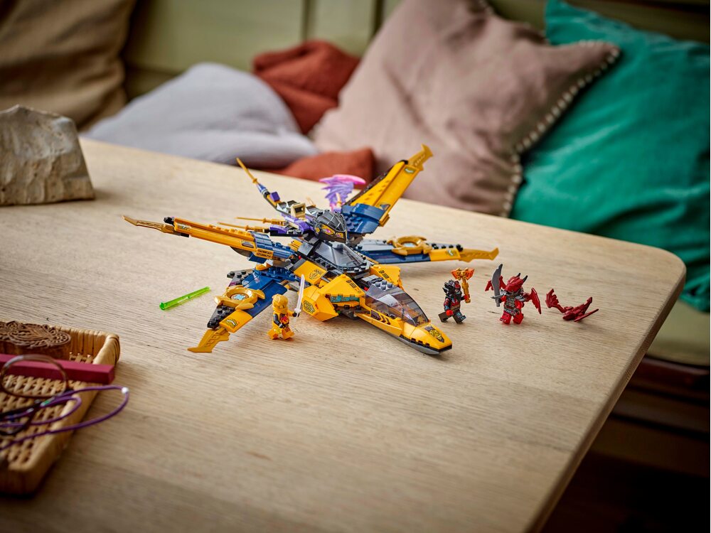 LEGO NINJAGO 71833 Суперштормовий літак Раса та Аріна | playzone
