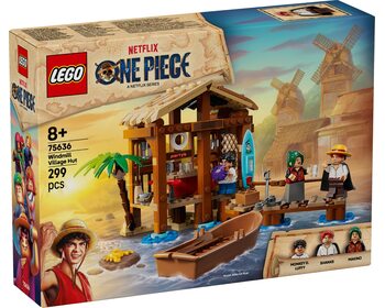 Хатина у селі вітряків