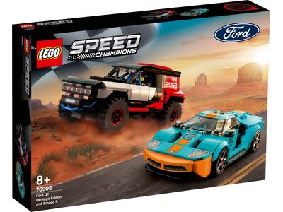 Купити Лего 76905 Ford GT Heritage Edition and Bronco R, Спід Чемпіонс. Купити Лего 76905 Ford GT Heritage Edition and Bronco R, Спід Чемпіонс.