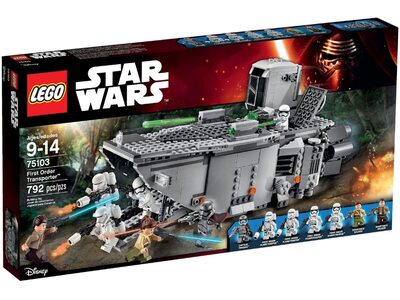 Лего 75103 Транспорт першого ордена LEGO Star Wars. Лего 75103 Транспорт першого ордена LEGO Star Wars.