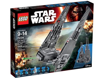 Лего 75104 Командний шаттл Кайло Рен LEGO Star Wars. Лего 75104 Командний шаттл Кайло Рен LEGO Star Wars.