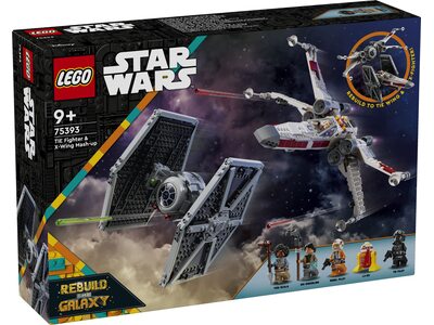 Купити Лего 75393 Мікс винищувачів TIE і X-Wing, Стар Варс.