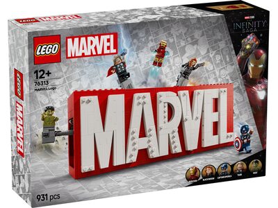 Купити Лего 76313 Логотип та мініфігурки MARVEL.