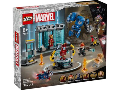 Купити Лего 76315 Лабораторія Залізної Людини: Зал Обладунків Супер Герої. Купити Лего 76315 Лабораторія Залізної Людини: Зал Обладунків Супер Герої.