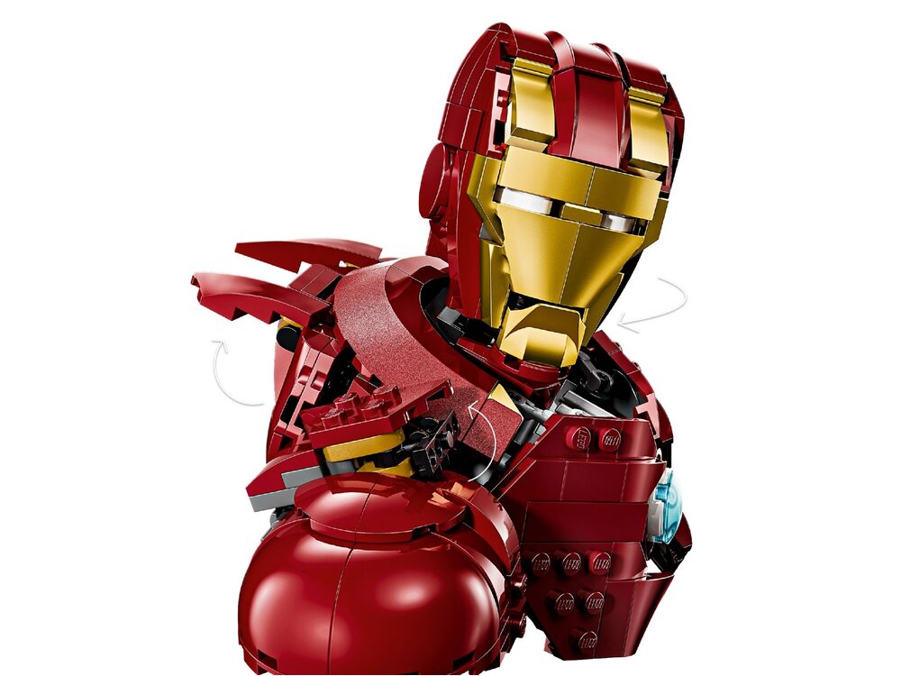 LEGO Super Heroes 76327 Бюст Железного Человека MK4 | playzone.com.ua