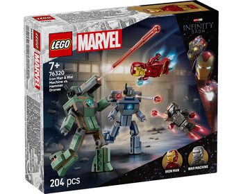 Залізна людина та Воїн проти Хаммер-дронів