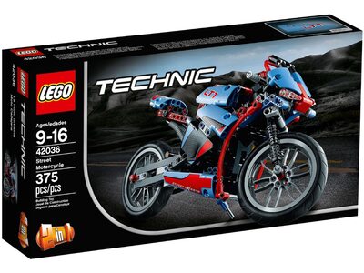 Конструктор Вуличний мотоцикл LEGO Technic 42036. Конструктор Вуличний мотоцикл LEGO Technic 42036.