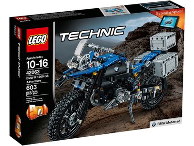 Купити Лего Технік 42063 Пригоди на BMW R 1200 GS LEGO Technic. Купити Лего Технік 42063 Пригоди на BMW R 1200 GS LEGO Technic.
