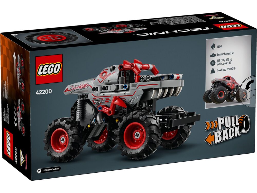 LEGO Technic 42200 Monster Jam ThunderROARus | playzone.com.ua