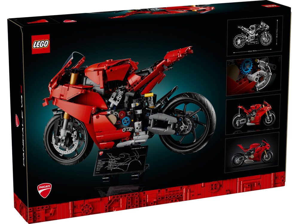 LEGO Technic 42202 Мотоцикл Ducati Panigale V4 S | playzone.com.ua