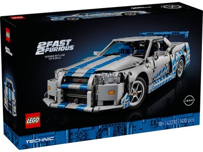 Купити Лего 42210 Подвійний Форсаж Nissan Skyline GT-R (R34) Технік.
