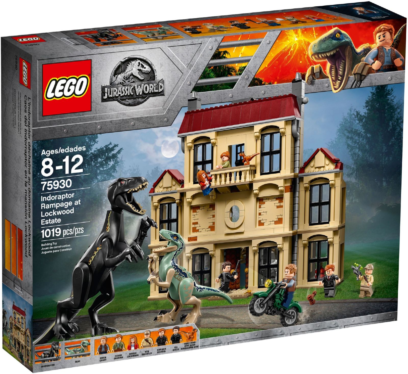 Feb7ページ LEGO 75930 Нападение индораптора в имении Локвуд | playzone.com.ua