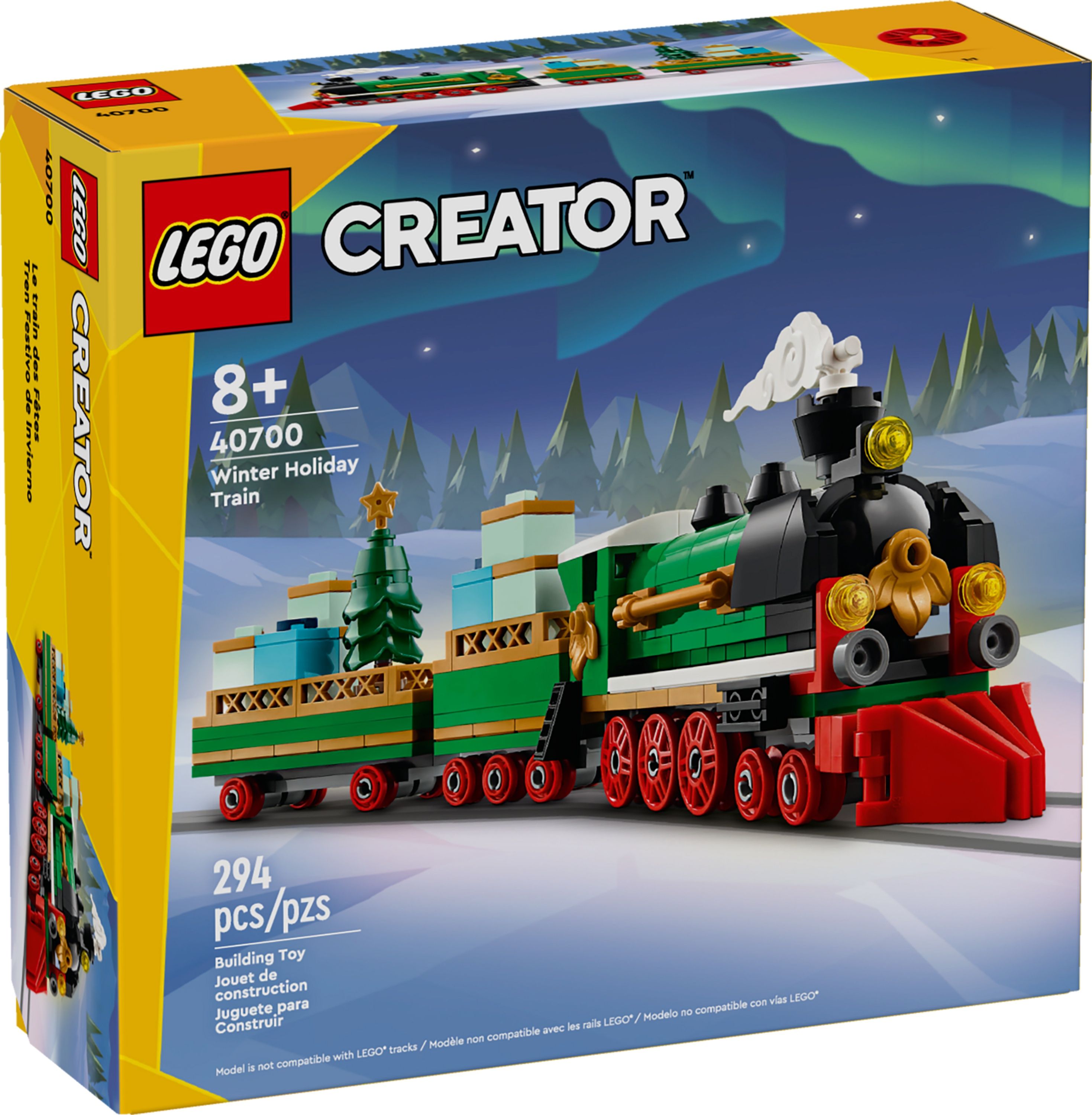 LEGO Creator 40700 Зимний праздничный поезд | playzone.com.ua