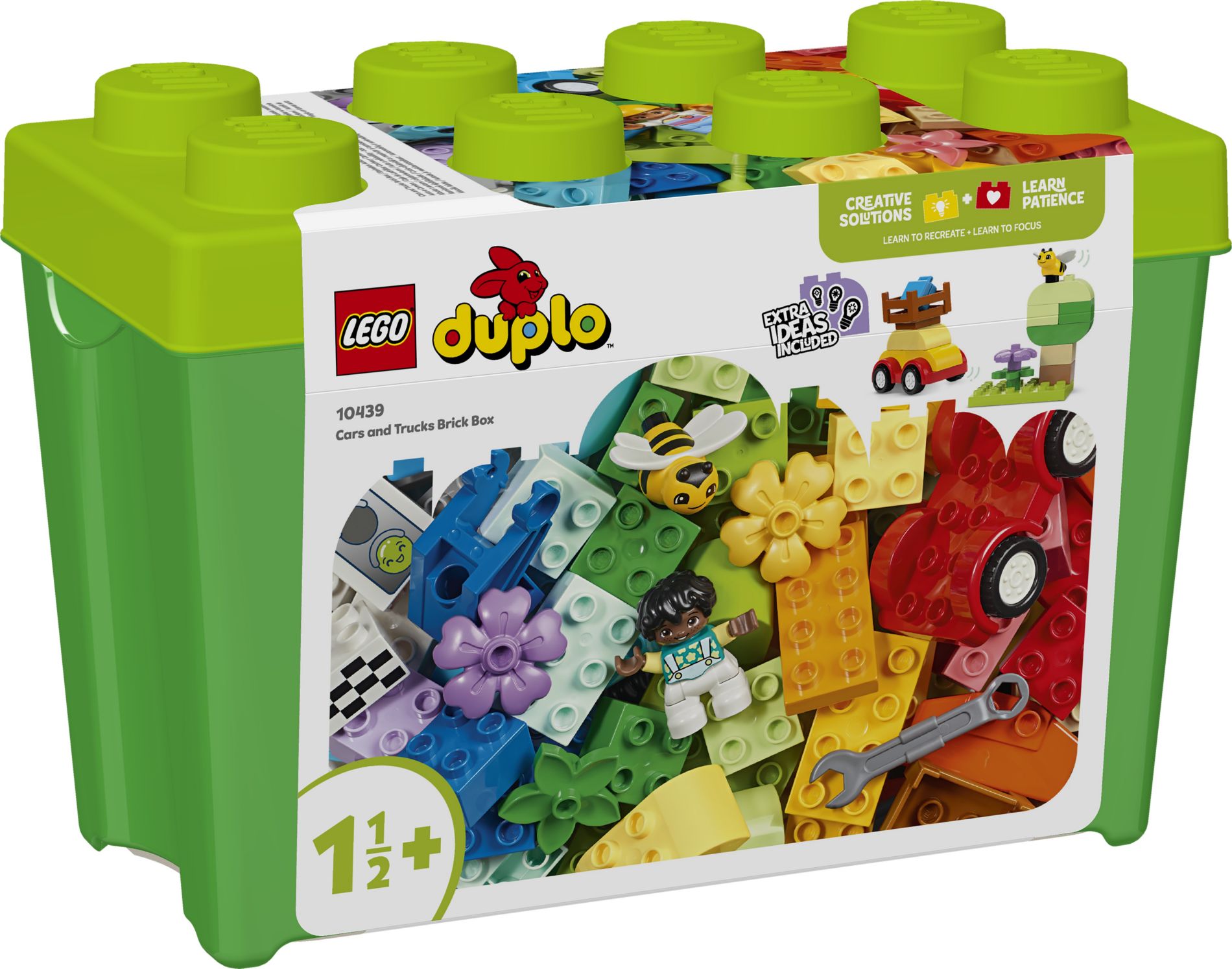 LEGO DUPLO 10439 Коробка кубиків: машини та вантажівки | playzone