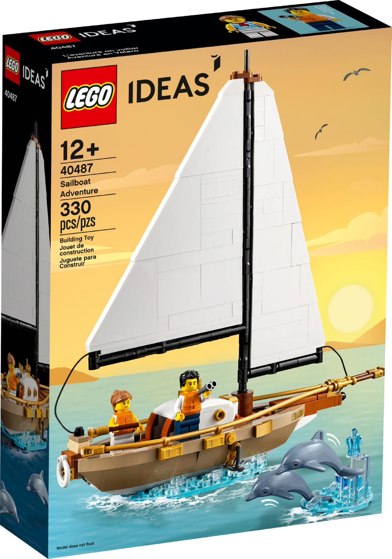 LEGO Ideas 40487 Пригоди на парусному човні | playzone.com.ua
