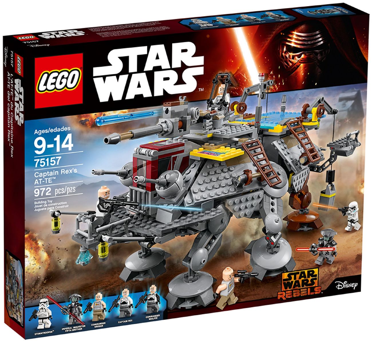 LEGO Star Wars 75157 Шагающий штурмовой вездеход AT-TE капитана