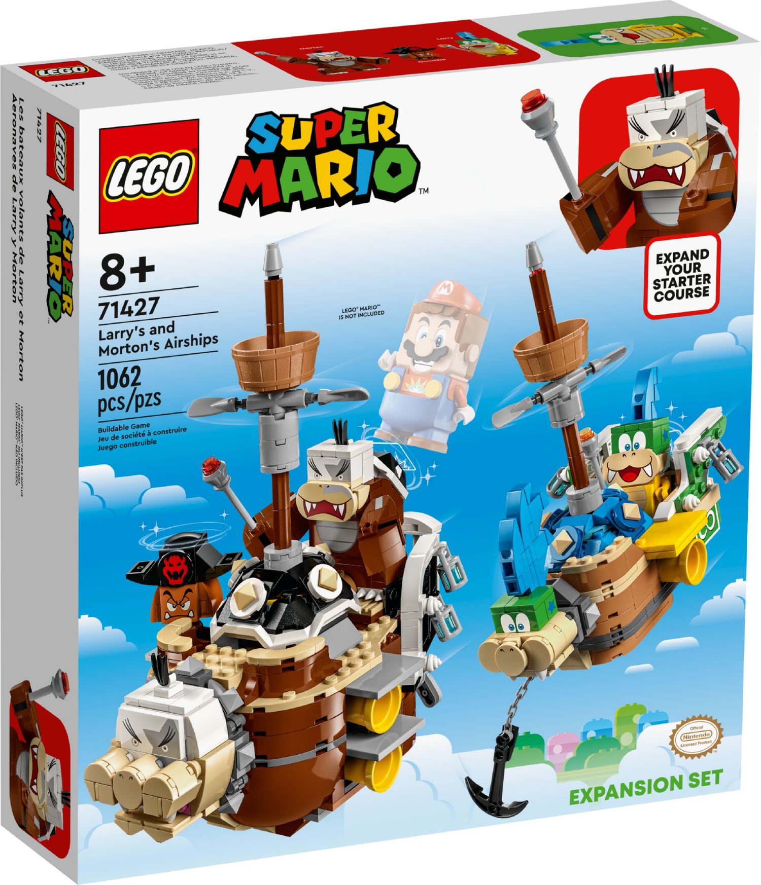レゲエ LARRY & ALVIN - PRESS ALONG NYAH LEGO Super Mario 71427 Дирижаблі Ларрі та Мортона | playzone.com.ua